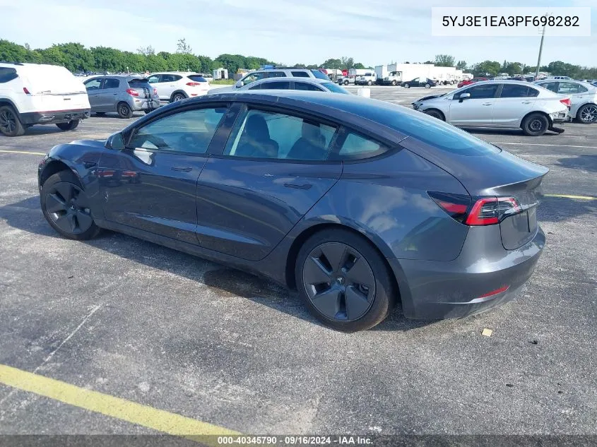 5YJ3E1EA3PF698282 2023 Tesla Model 3