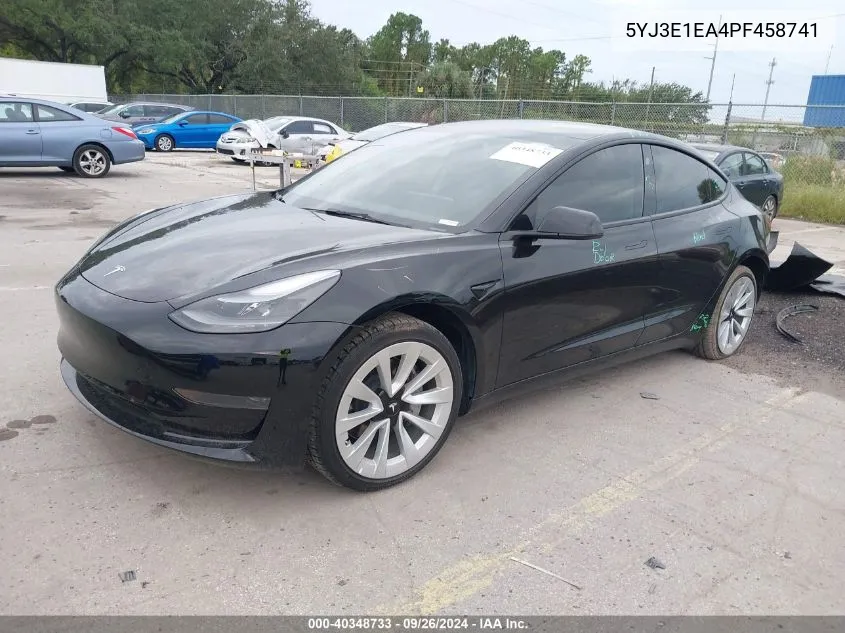 5YJ3E1EA4PF458741 2023 Tesla Model 3