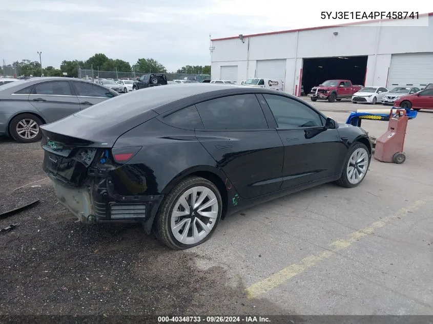 5YJ3E1EA4PF458741 2023 Tesla Model 3