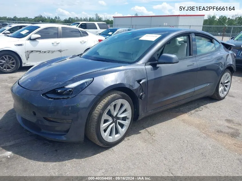 5YJ3E1EA2PF666164 2023 Tesla Model 3 Rear-Wheel Drive