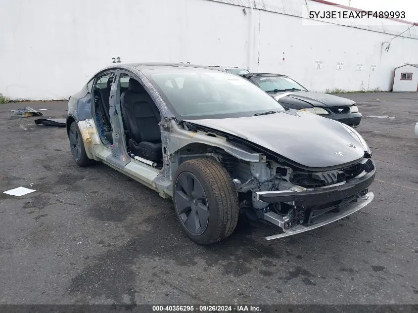 5YJ3E1EAXPF489993 2023 Tesla Model 3 Rear-Wheel Drive