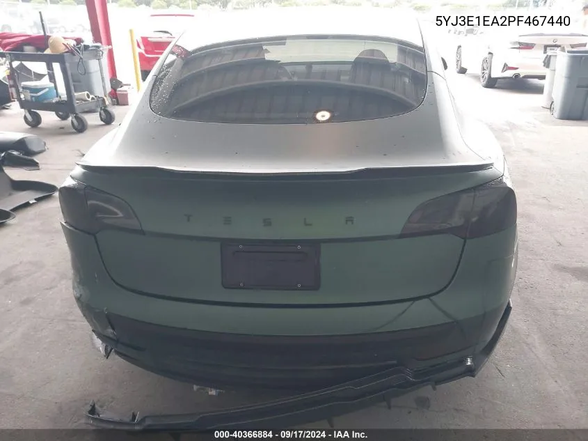 5YJ3E1EA2PF467440 2023 Tesla Model 3