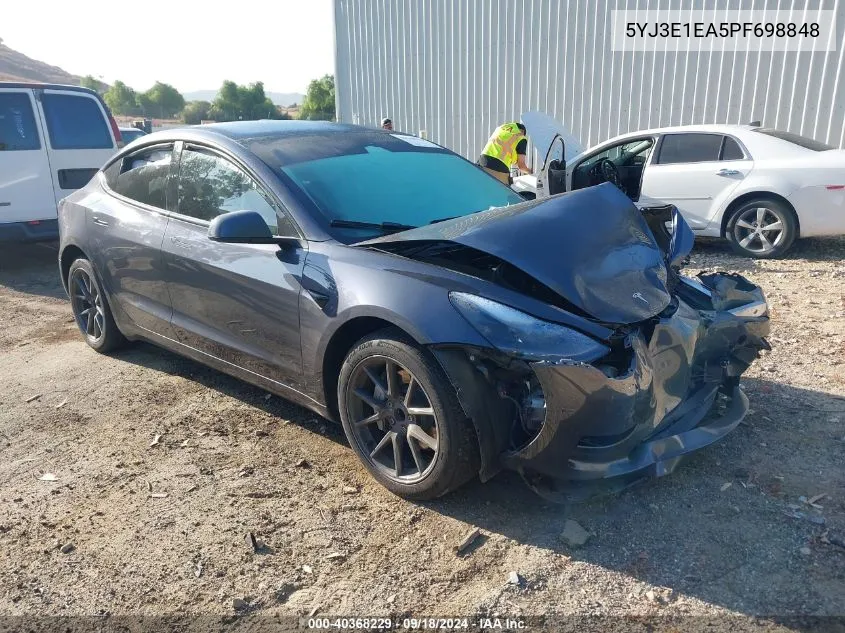 5YJ3E1EA5PF698848 2023 Tesla Model 3