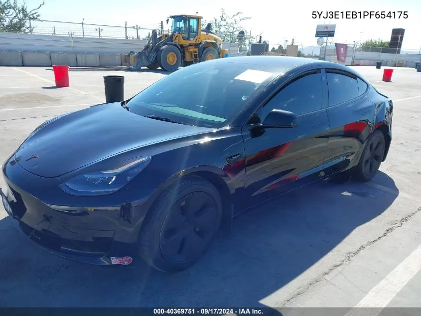 2023 Tesla Model 3 Long Range Dual Motor All-Wheel Drive VIN: 5YJ3E1EB1PF654175 Lot: 40369751