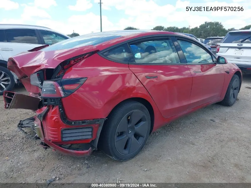 5YJ3E1EA9PF570256 2023 Tesla Model 3 Rear-Wheel Drive