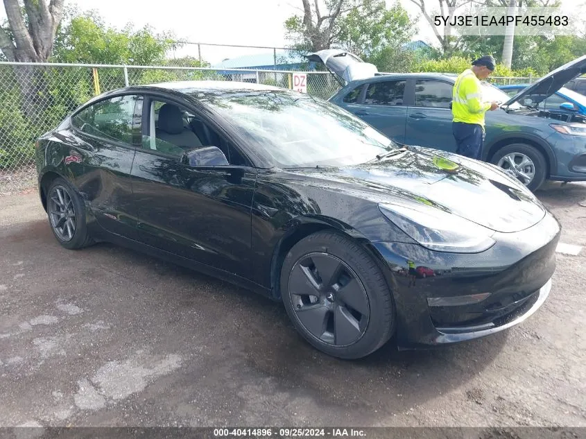 5YJ3E1EA4PF455483 2023 Tesla Model 3 Rear-Wheel Drive