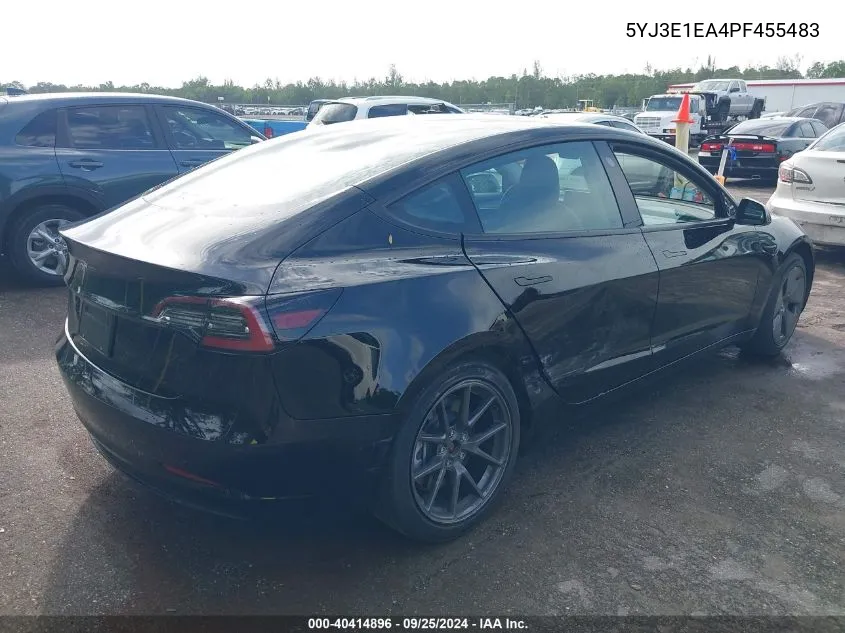 5YJ3E1EA4PF455483 2023 Tesla Model 3 Rear-Wheel Drive