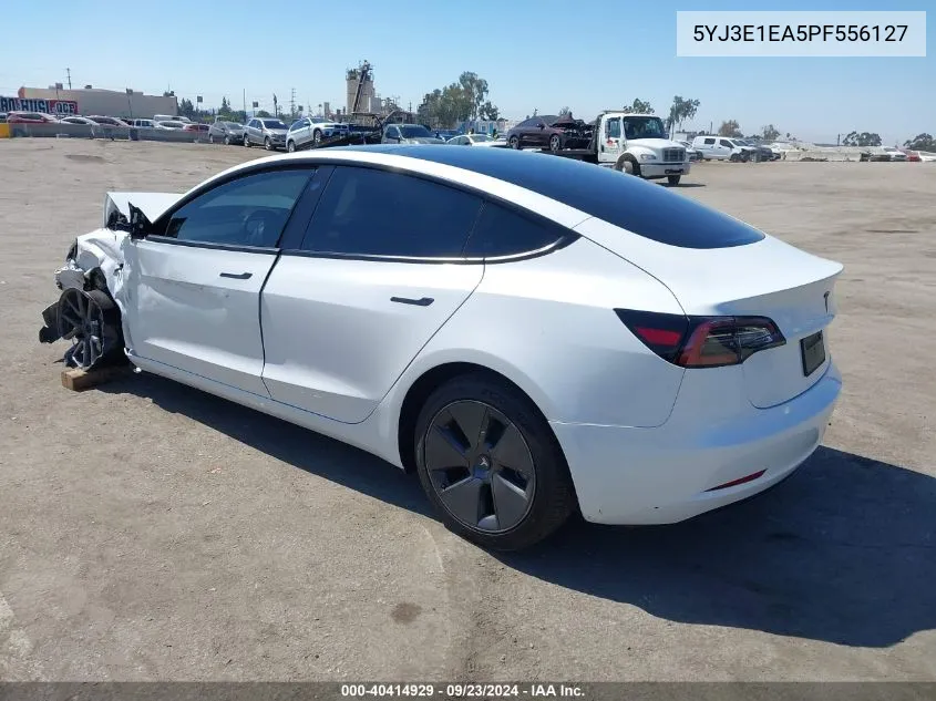 2023 Tesla Model 3 Rear-Wheel Drive VIN: 5YJ3E1EA5PF556127 Lot: 40414929