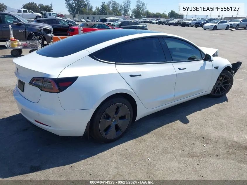 2023 Tesla Model 3 Rear-Wheel Drive VIN: 5YJ3E1EA5PF556127 Lot: 40414929