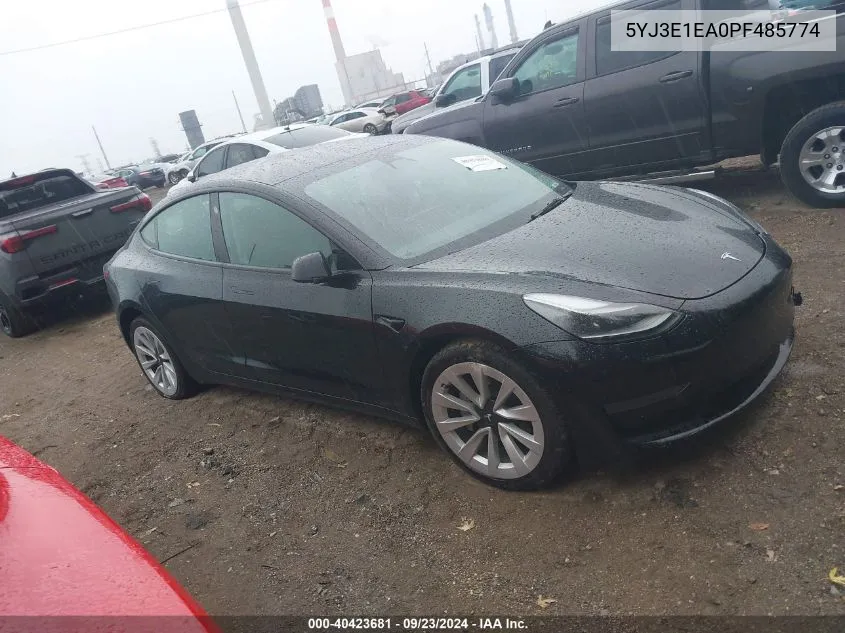 5YJ3E1EA0PF485774 2023 Tesla Model 3 Rear-Wheel Drive