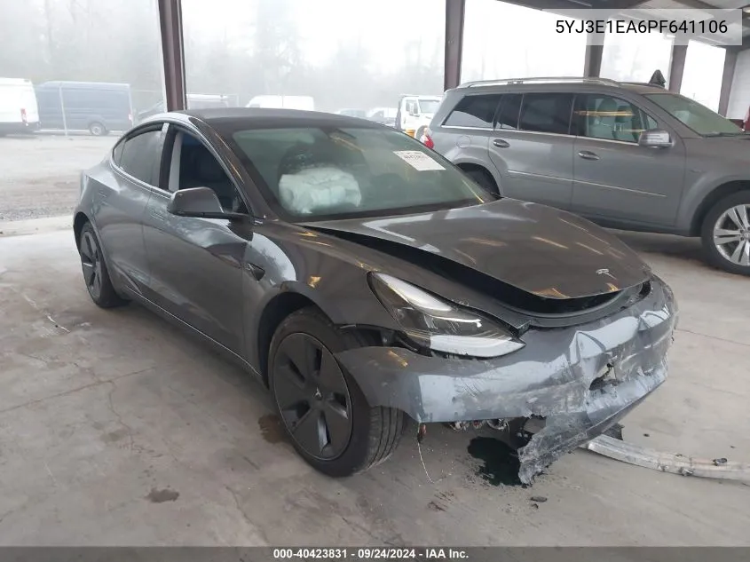 5YJ3E1EA6PF641106 2023 Tesla Model 3