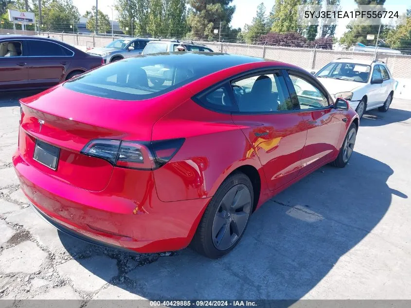 5YJ3E1EA1PF556724 2023 Tesla Model 3 Rear-Wheel Drive