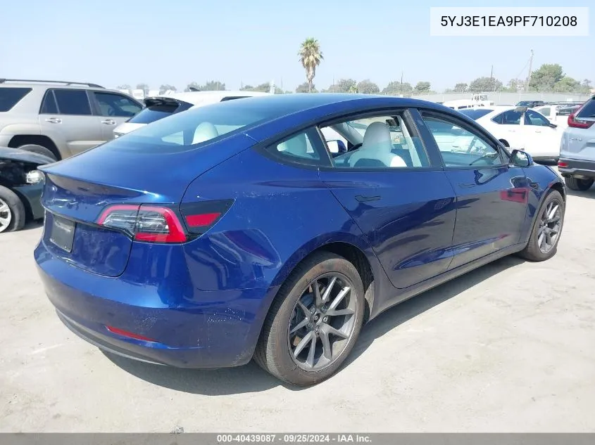 5YJ3E1EA9PF710208 2023 Tesla Model 3 Rear-Wheel Drive