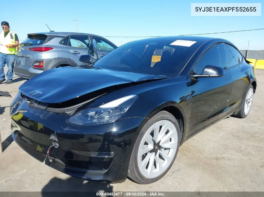 5YJ3E1EAXPF552655 2023 Tesla Model 3