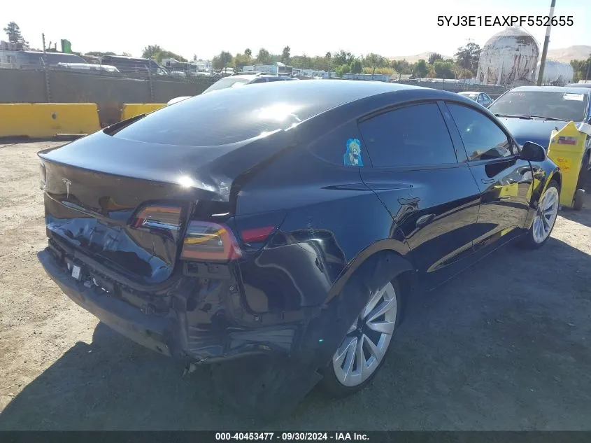 5YJ3E1EAXPF552655 2023 Tesla Model 3