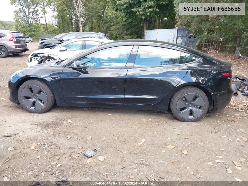 5YJ3E1EA0PF686655 2023 Tesla Model 3 Rear-Wheel Drive