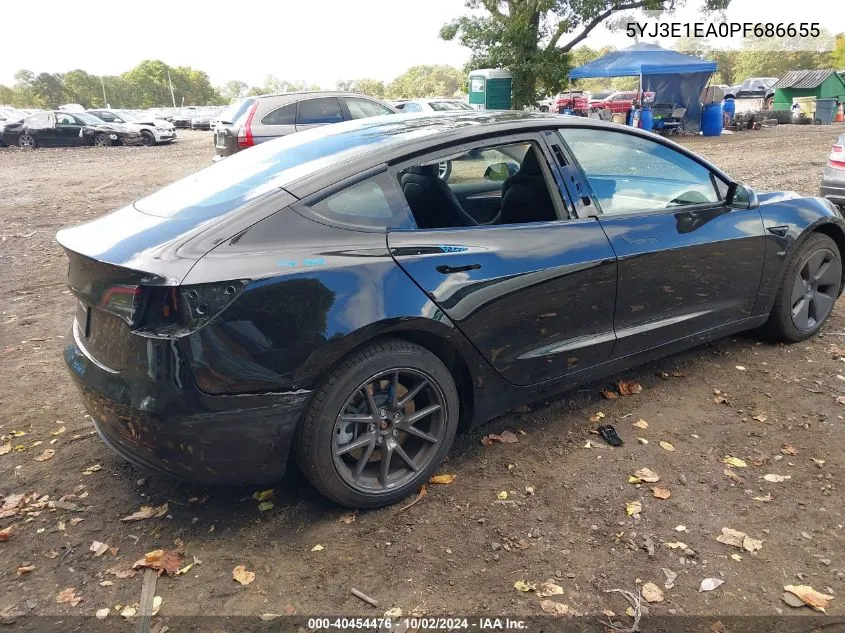 5YJ3E1EA0PF686655 2023 Tesla Model 3 Rear-Wheel Drive