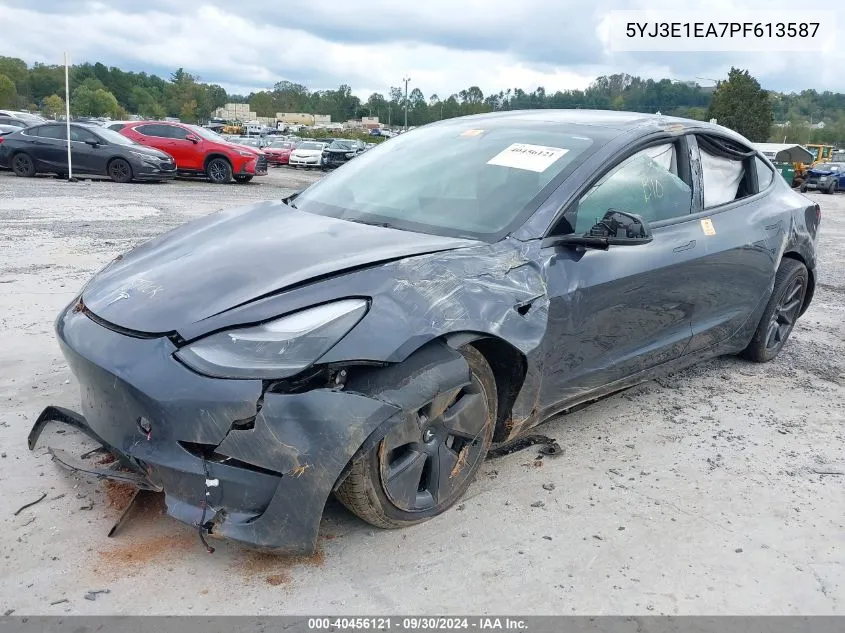 5YJ3E1EA7PF613587 2023 Tesla Model 3 Rear-Wheel Drive