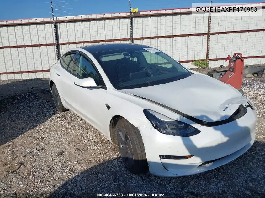 5YJ3E1EAXPF476953 2023 Tesla Model 3