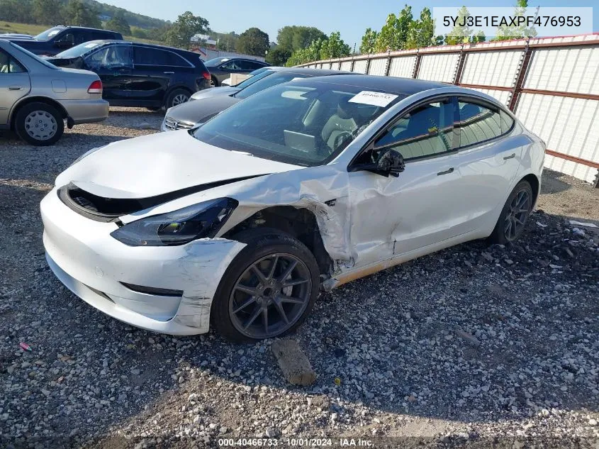 5YJ3E1EAXPF476953 2023 Tesla Model 3