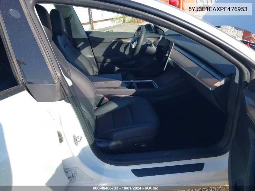 5YJ3E1EAXPF476953 2023 Tesla Model 3