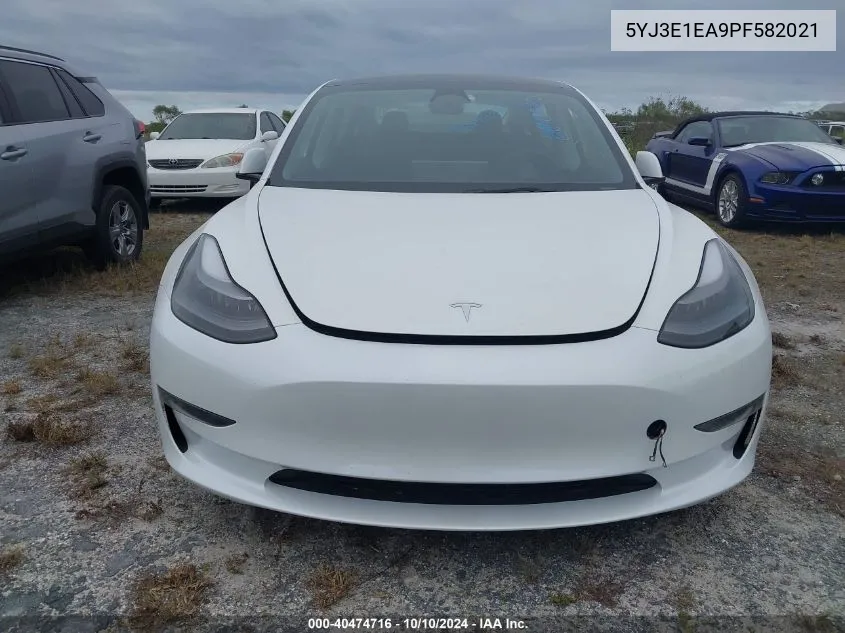 2023 Tesla Model 3 VIN: 5YJ3E1EA9PF582021 Lot: 40474716