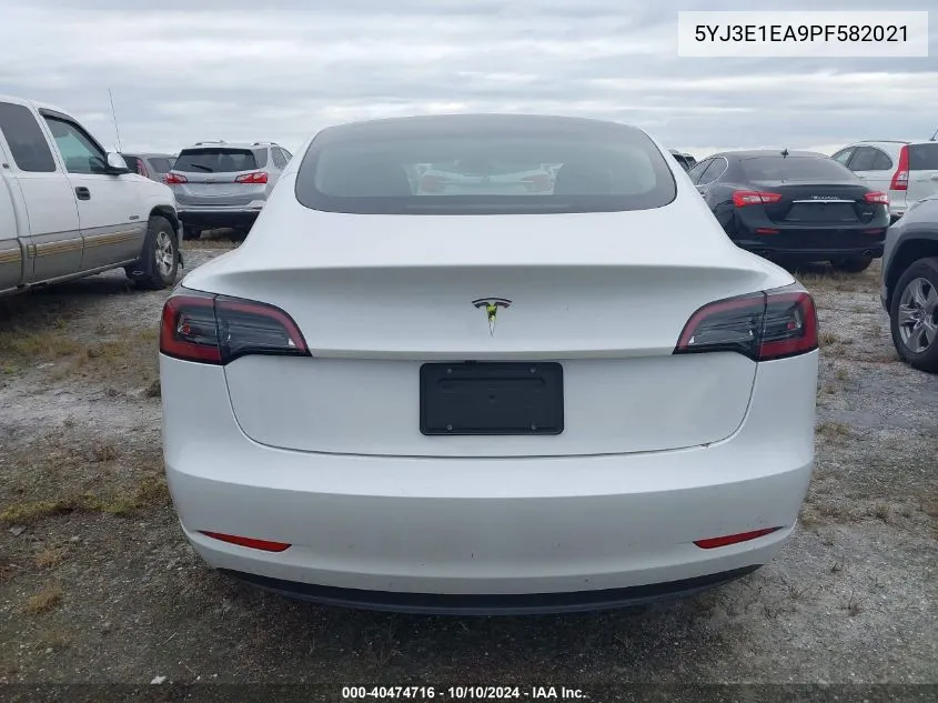 2023 Tesla Model 3 VIN: 5YJ3E1EA9PF582021 Lot: 40474716