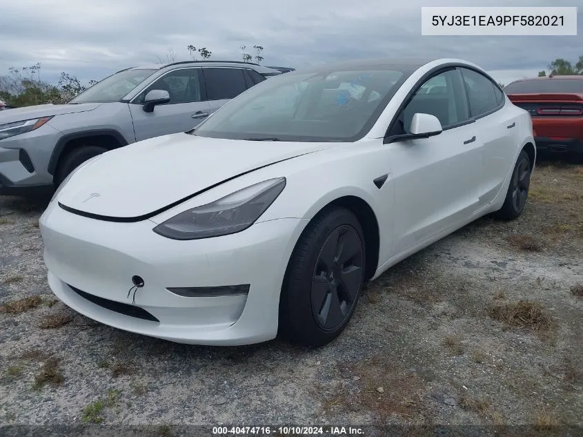 2023 Tesla Model 3 VIN: 5YJ3E1EA9PF582021 Lot: 40474716