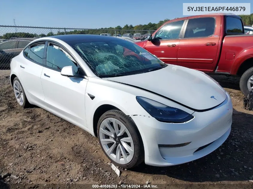 2023 Tesla Model 3 Rear-Wheel Drive VIN: 5YJ3E1EA6PF446879 Lot: 40586283