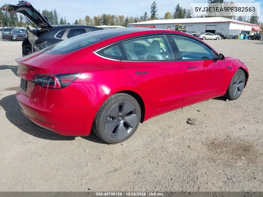 2023 Tesla Model 3 Rear-Wheel Drive VIN: 5YJ3E1EA9PF382563 Lot: 40706159