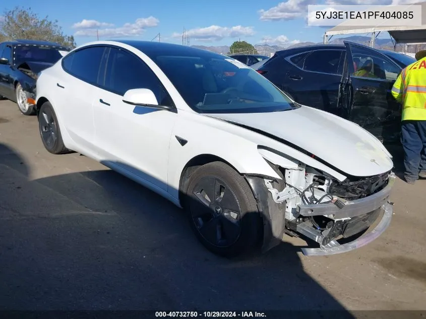 5YJ3E1EA1PF404085 2023 Tesla Model 3 Rear-Wheel Drive