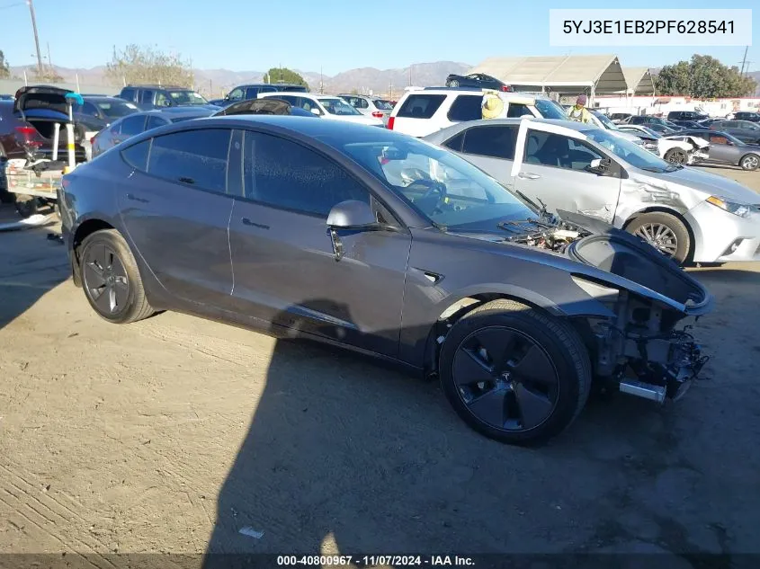 2023 Tesla Model 3 Long Range Dual Motor All-Wheel Drive VIN: 5YJ3E1EB2PF628541 Lot: 40800967