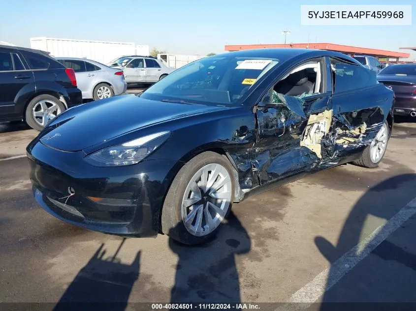 2023 Tesla Model 3 Rear-Wheel Drive VIN: 5YJ3E1EA4PF459968 Lot: 40824501