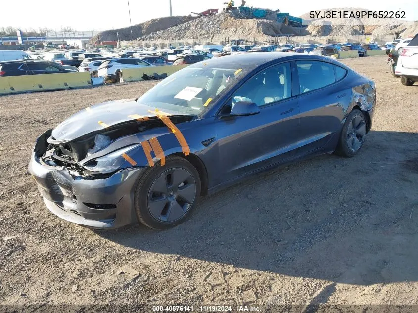 2023 Tesla Model 3 Rear-Wheel Drive VIN: 5YJ3E1EA9PF652262 Lot: 40876141