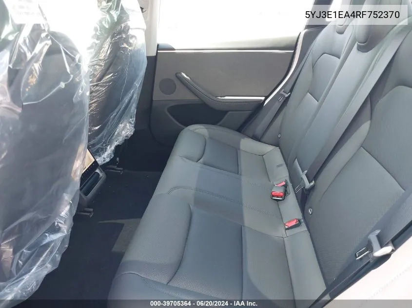 5YJ3E1EA4RF752370 2024 Tesla Model 3