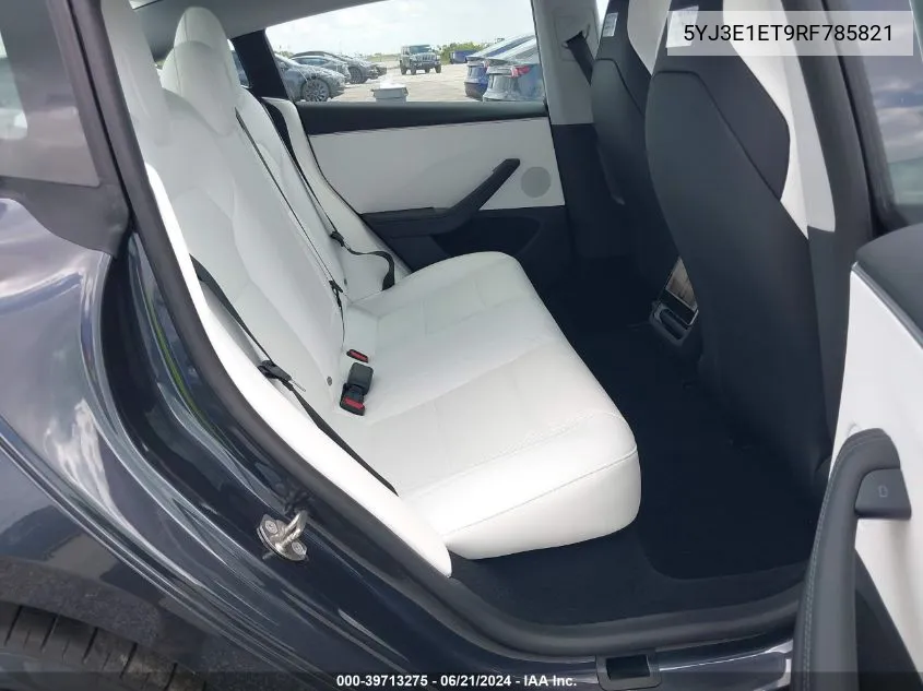 5YJ3E1ET9RF785821 2024 Tesla Model 3