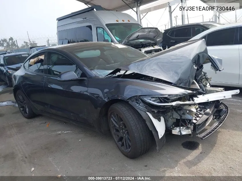 5YJ3E1EA0RF730446 2024 Tesla Model 3