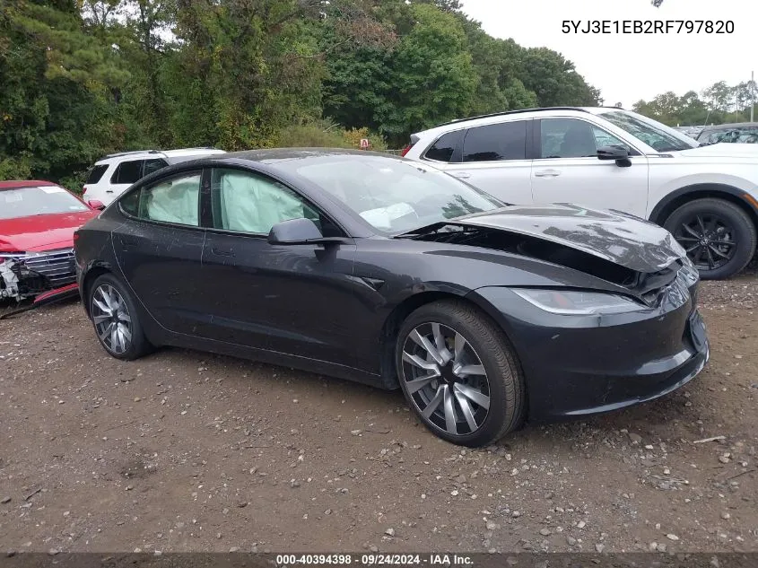 5YJ3E1EB2RF797820 2024 Tesla Model 3