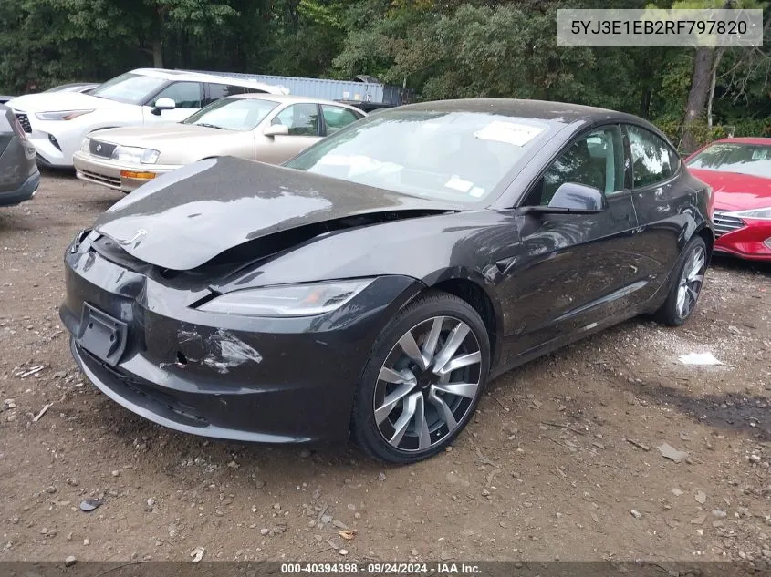 5YJ3E1EB2RF797820 2024 Tesla Model 3