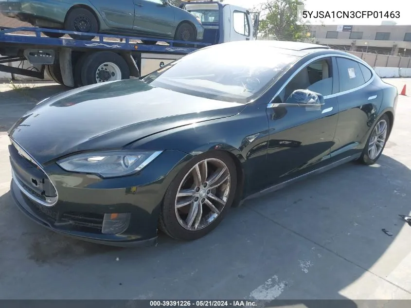 2012 Tesla Model S Signature VIN: 5YJSA1CN3CFP01463 Lot: 39391226