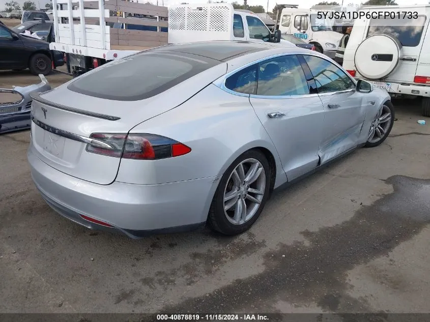 2012 Tesla Model S Performance/Signature Performance VIN: 5YJSA1DP6CFP01733 Lot: 40878819