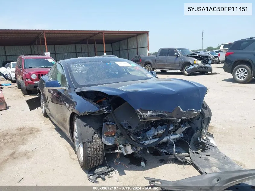 5YJSA1AG5DFP11451 2013 Tesla Model S