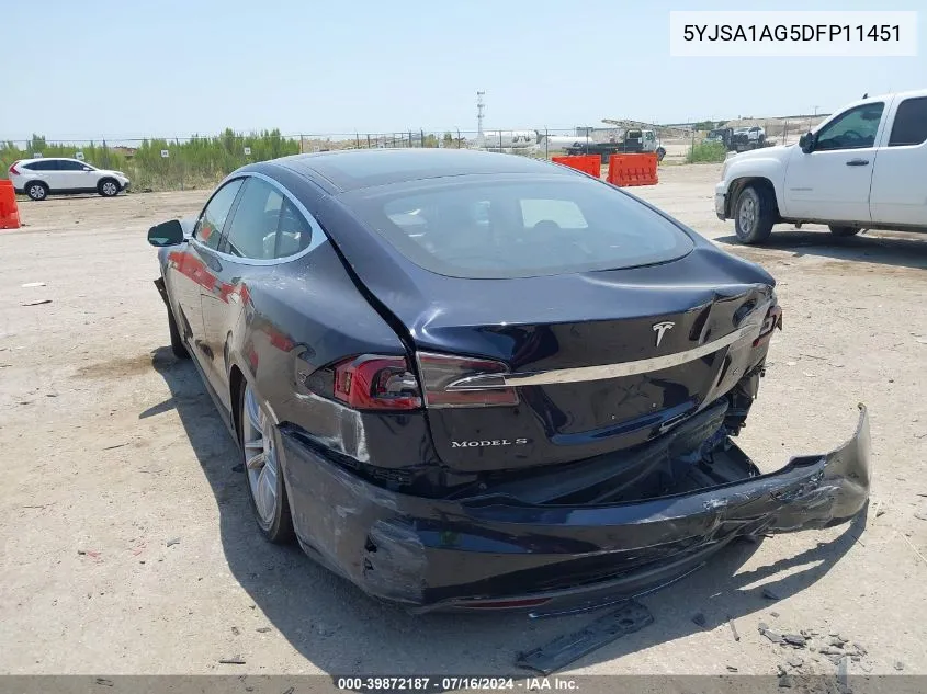 5YJSA1AG5DFP11451 2013 Tesla Model S