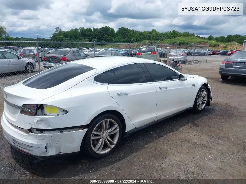 2013 Tesla Model S VIN: 5YJSA1CG9DFP03723 Lot: 39899988