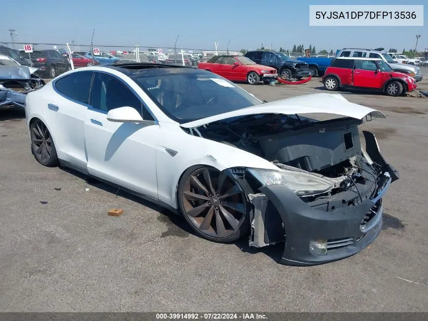 2013 Tesla Model S Performance VIN: 5YJSA1DP7DFP13536 Lot: 39914992