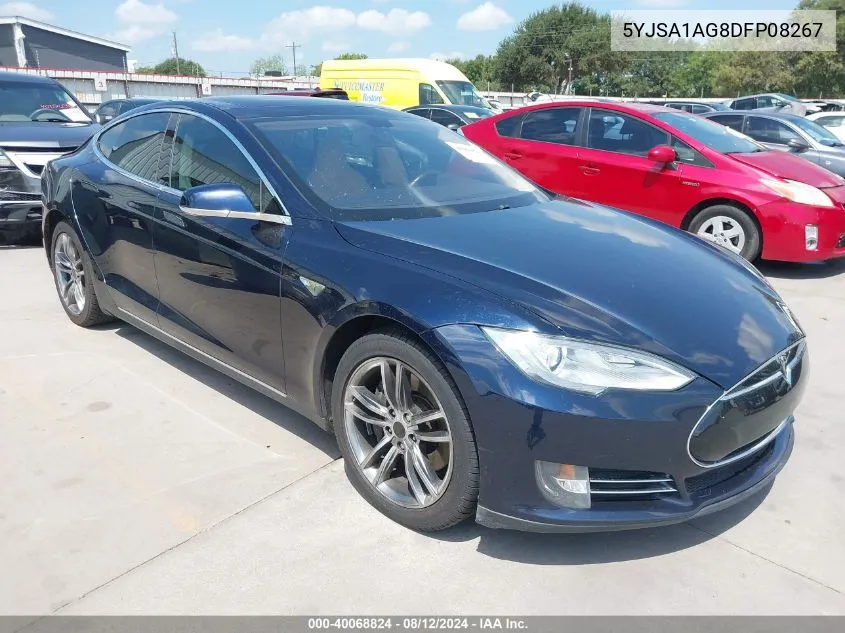 2013 Tesla Model S VIN: 5YJSA1AG8DFP08267 Lot: 40068824