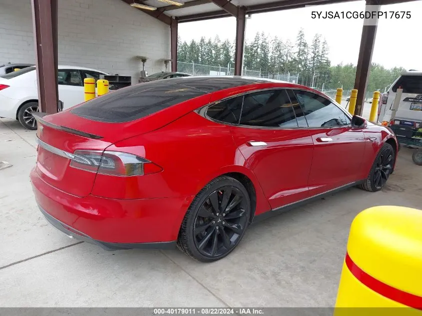 2013 Tesla Model S VIN: 5YJSA1CG6DFP17675 Lot: 40179011