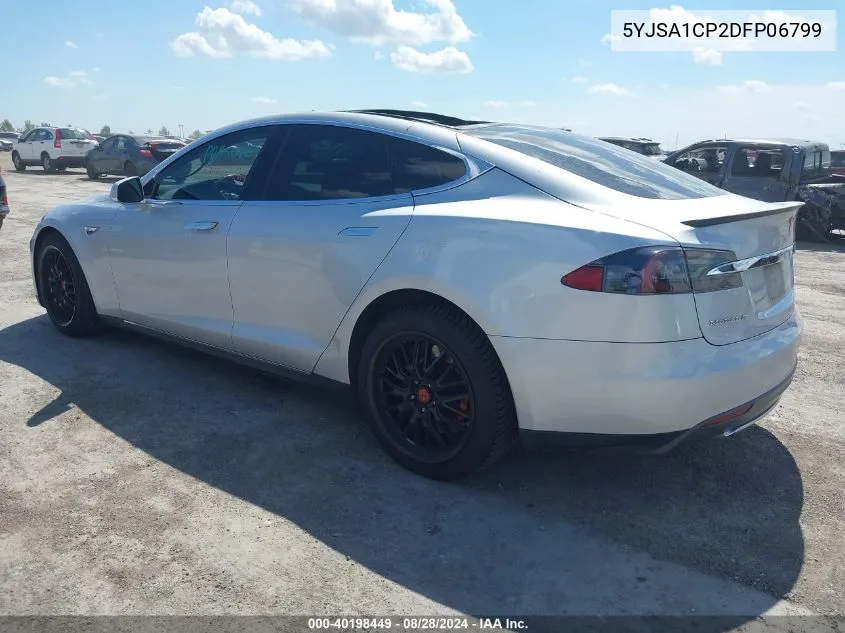 2013 Tesla Model S Performance VIN: 5YJSA1CP2DFP06799 Lot: 40198449