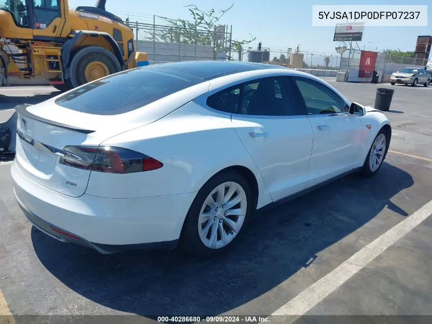 2013 Tesla Model S Performance VIN: 5YJSA1DP0DFP07237 Lot: 40286680