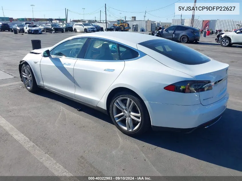 2013 Tesla Model S Performance VIN: 5YJSA1CP9DFP22627 Lot: 40322983